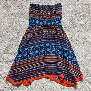 Maeve by Anthropologie‎ Boho Strapless Midi Dress Women's Size XS